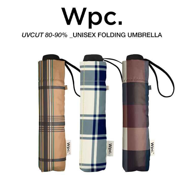Wpc 折りたたみ傘 軽量 大きい58cm レディース メンズ 男女兼用傘 晴雨兼用傘 チェック柄 Basic Folding Umbrella Wpc ワールドパーティー Msm Wpc Msm Check Villagestore 通販 Yahoo ショッピング
