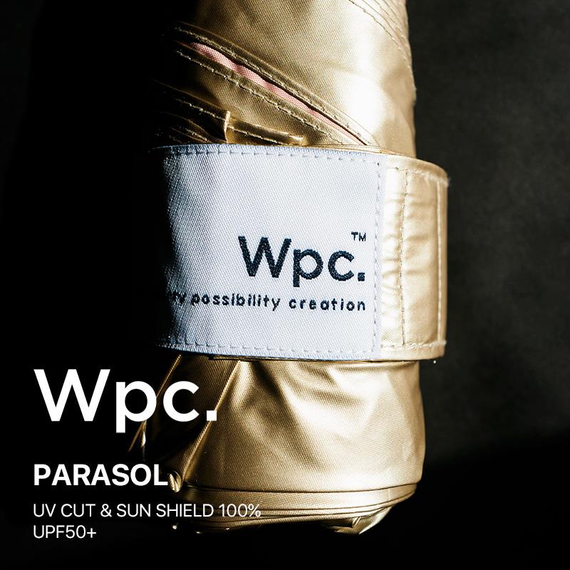 Wpc 日傘 折りたたみ傘 男女兼用 完全遮光100% UPF50+ 遮熱 シルバー ゴールド 軽量 UVカット100% 遮光インサイドカラー tiny Wpc. ワールドパーティー | Wpc. | 12