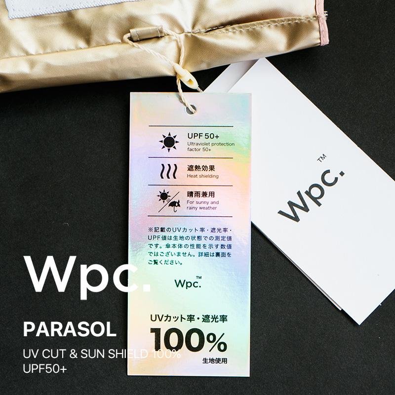 Wpc 日傘 折りたたみ傘 男女兼用 完全遮光100% UPF50+ 遮熱 シルバー ゴールド 軽量 UVカット100% 遮光インサイドカラー tiny Wpc. ワールドパーティー | Wpc. | 13