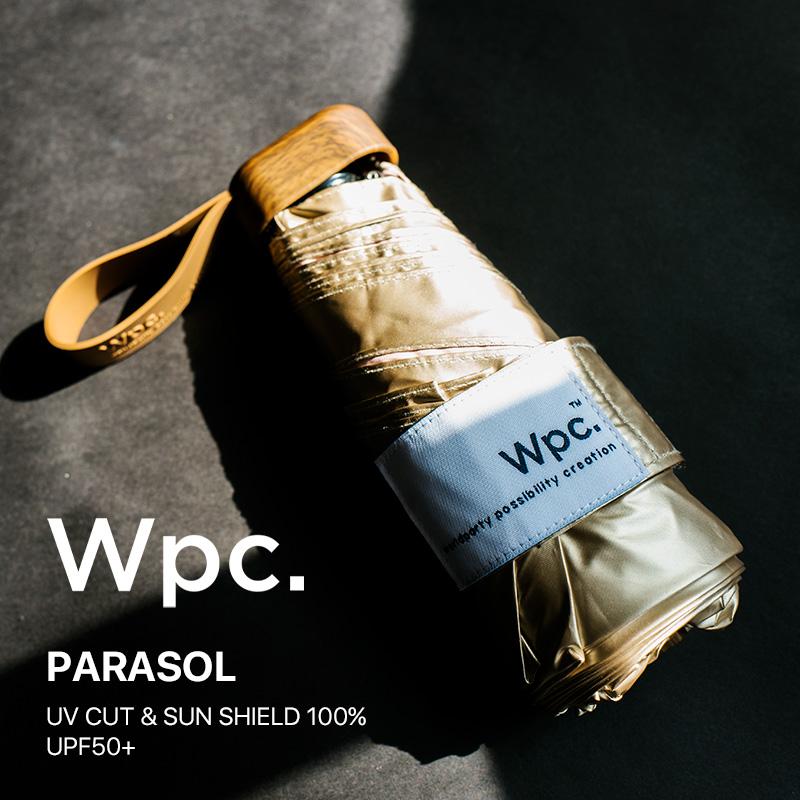 Wpc 日傘 折りたたみ傘 男女兼用 完全遮光100% UPF50+ 遮熱 シルバー ゴールド 軽量 UVカット100% 遮光インサイドカラー tiny Wpc. ワールドパーティー | Wpc. | 09