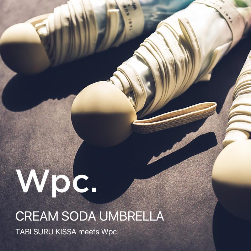 Wpc 折りたたみ傘 ビニール傘 旅する喫茶コラボ クリームソーダ アンブレラ Cream Soda Umbrella Wpc. ワールドパーティー PT-TA｜villagestore｜09