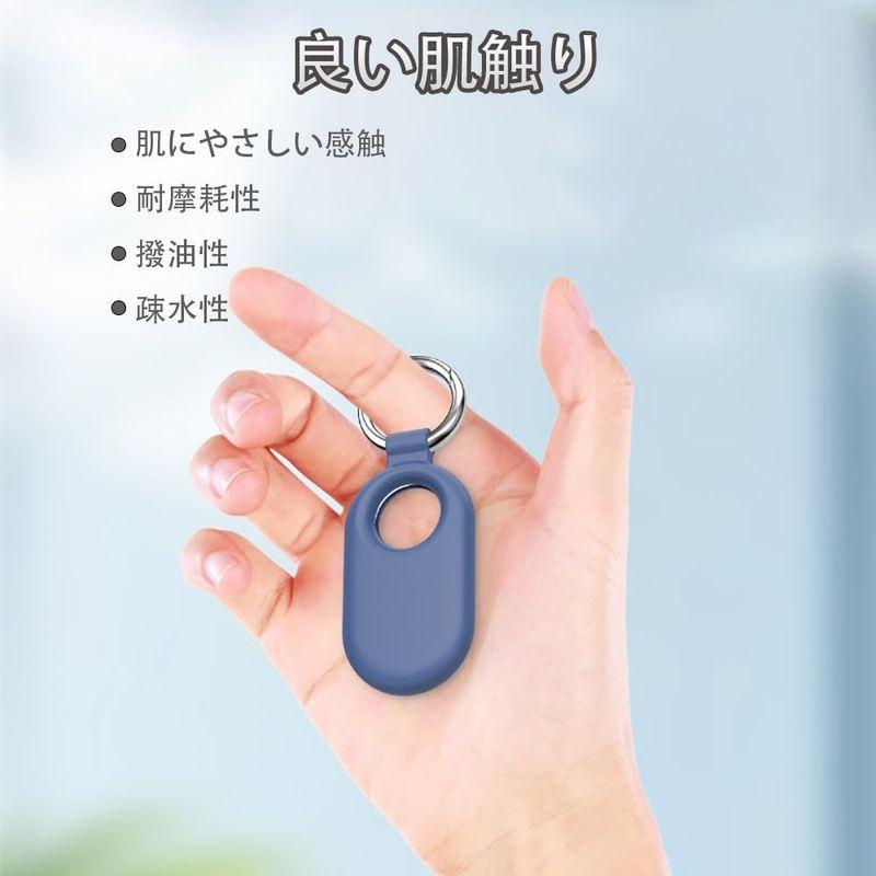 For Galaxy SmartTag2 用 ケース カバー BAOLINTX メタルリング付き 防水防塵 軽量 耐衝撃性 トラッカー用保護｜villageused｜06