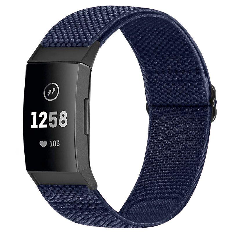コンパチブル Fitbit Charge 4 / 3 SE ナイロン弾性スポーツ