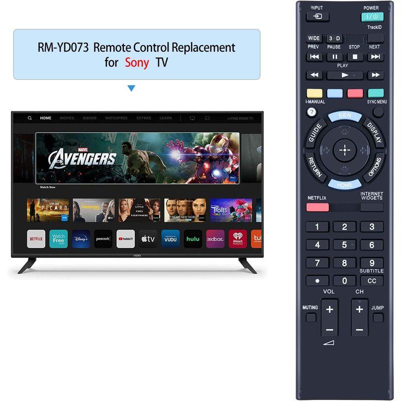 AVTVA RM-YD073 交換用リモコン for ソニー SONY BRAVIA TV 触れ心地よし 鋭敏な反応 KDL-55HX751｜villageused｜06