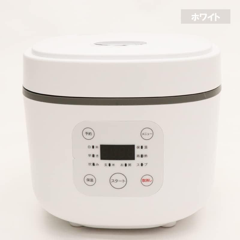 ヒロコーポレーションコンパクトライスクッカー HK-CRC03 3合炊き炊飯器 (ブラック)｜villageused｜13