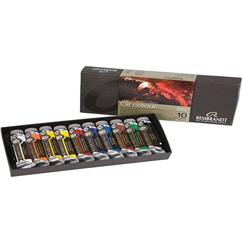 未使用　レンブラント　油絵の具セット ターレンス 油絵具 レンブラント 10色セット 紙箱入 T01C310 15ml(5号
