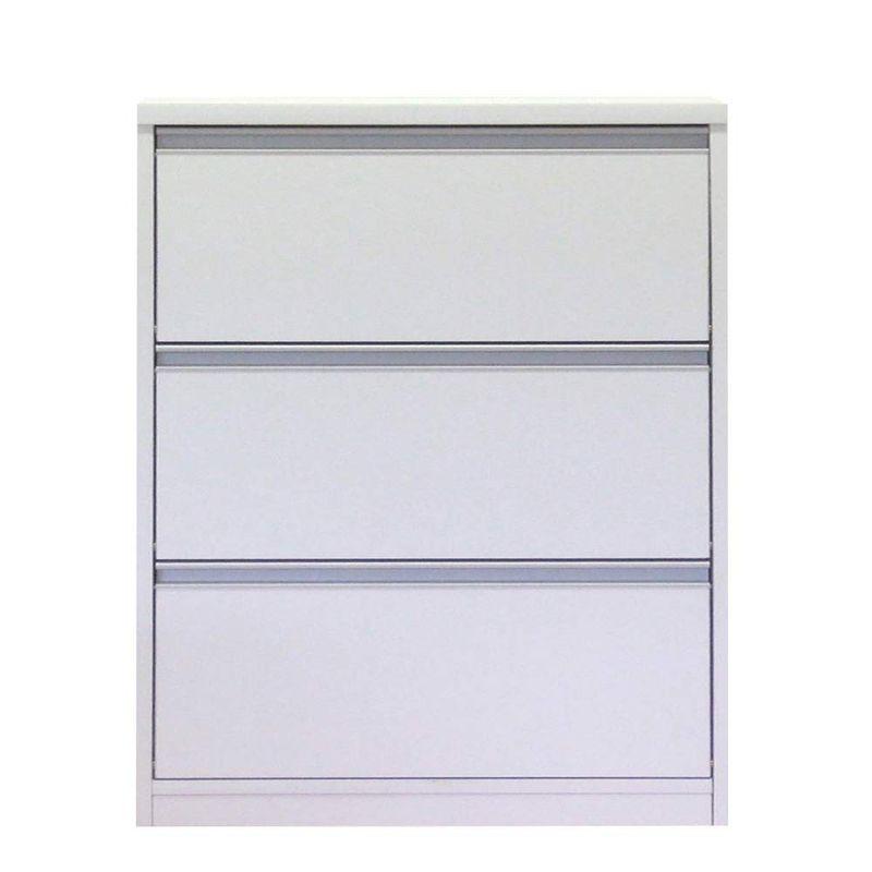 薄型 ランドリーラック ロータイプ 幅75cm (LRF-75L) (75) : アップ