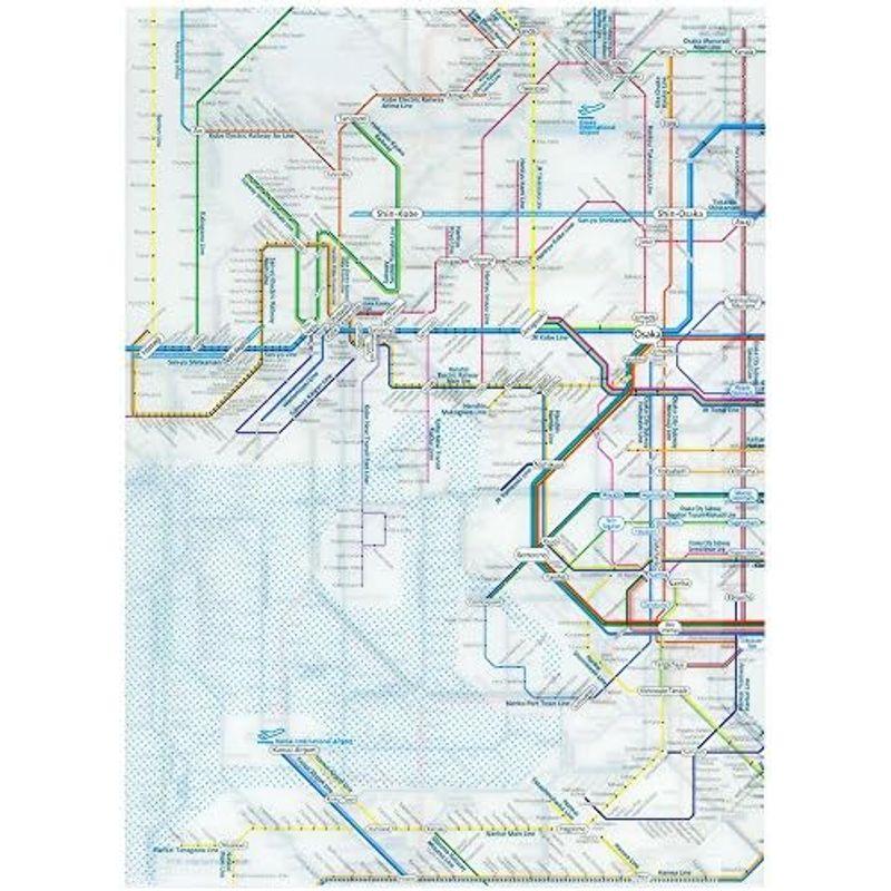 東京カートグラフィック 鉄道路線図 クリアファイル 首都圏 日本語 ブラック 見開きA3 RFSJB｜villageused｜09