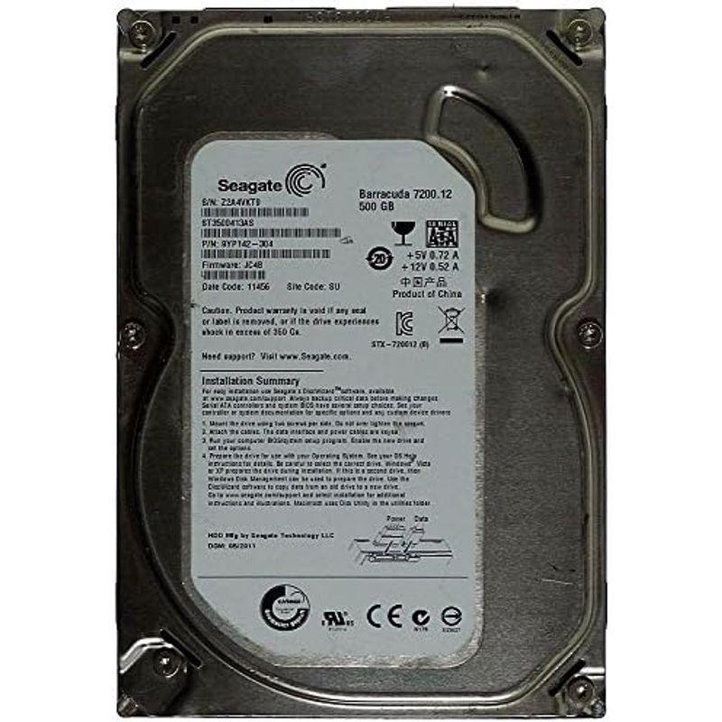 Seagate 3.5インチ内蔵HDD 500GB SATA 6Gb/s 7200rpm 16MB ST500DM002｜villageused｜09