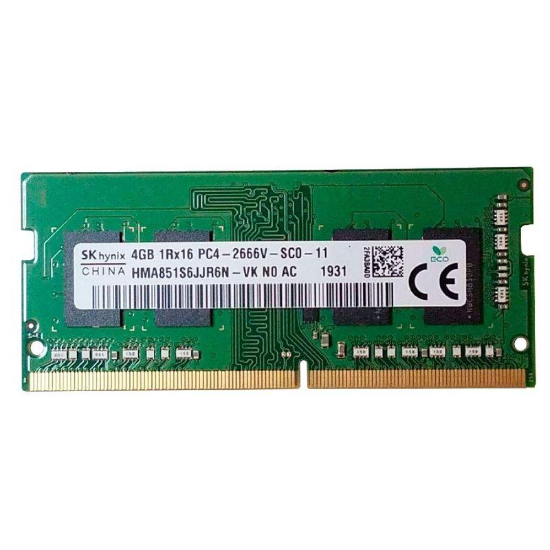 SK Hynix 4GB DDR4 2666MHz SODIMM メモリモジュール : アップ