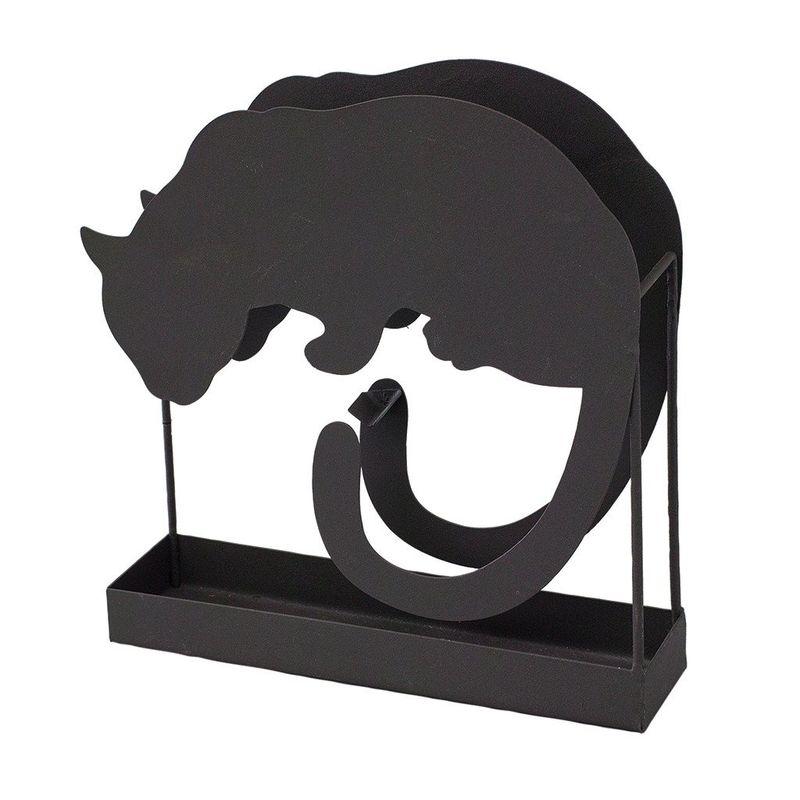 SPICE OF LIFE アイアン 蚊遣り プレイキャット ブラック 蚊取り線香 ホルダー CELN7020 | 