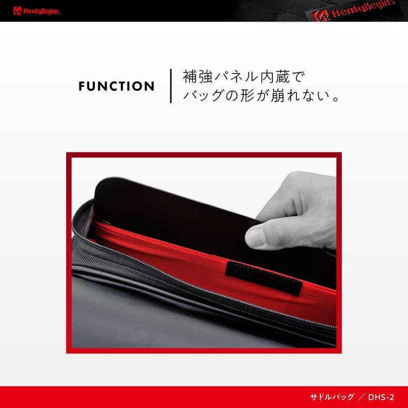 ヘンリービギンズ(Henly Begins) デイトナ バイク用 サイドバッグ 12L ブラック サドルバッグ DHS-2 96907_4