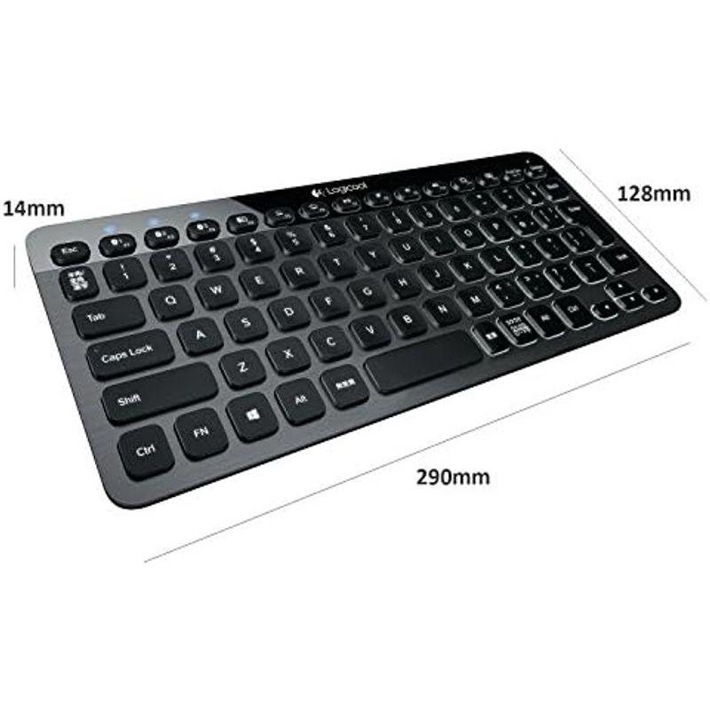 LOGICOOL Bluetooth イルミネートキーボード K810_4