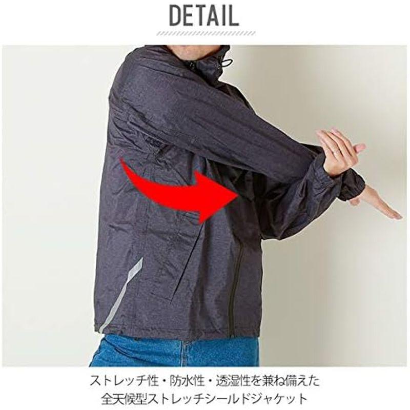 ドキュメント レインジャケット防水 透湿 ストレッチシールド