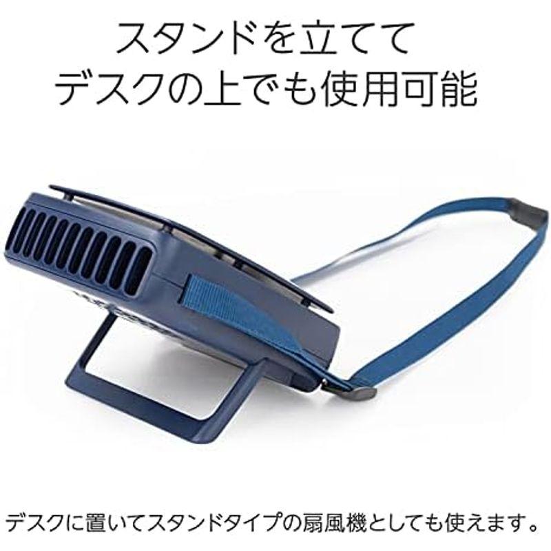 グリーンハウス 手ぶらで使える首掛け扇風機 ネックストラップ付 GH-FANSIC-PK ピンク｜villageused｜02