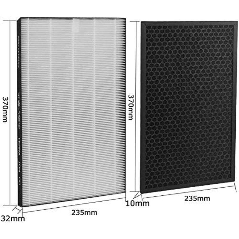 FZ-BX50HF FZ-B50DF空気清浄機用交換フィルター 脱臭フィルター FZ-B50DF と 集じんフィルター HEPAフィルター｜villageused｜08