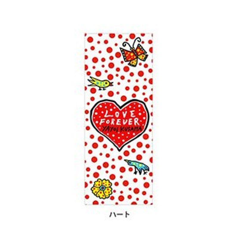 草間彌生　トランプ、手ぬぐい 草間彌生展「わが永遠の魂」 限定 水玉 ドット柄 手ぬぐい 赤白
