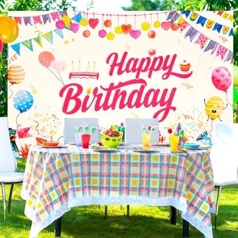 Shiny Flower バースデー タペストリー 誕生日 飾り付け Shiny Flower バースデー タペストリー 誕生日 飾り付け
