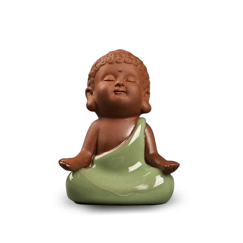 陶器製 仏像 置物 楽天市場】仏像 弥勒菩薩 陶器製 笑い仏 布袋様 ふくよかな立ち姿