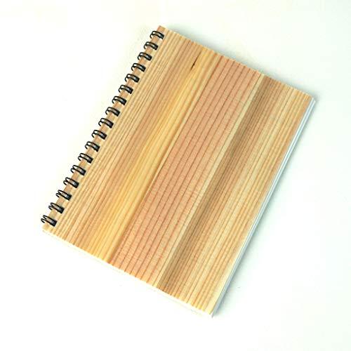 樹の表紙のノート 杉 間伐材のリングノート A6 100冊セット  お徳用