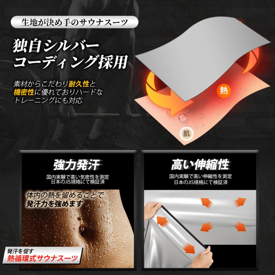 美品 ザウナ サウナスーツ XXL 上下セット 減量 ダイエット 大きいサイズ Village Variety サウナスーツ メンズ 大きい 上下 セット 洗濯可能