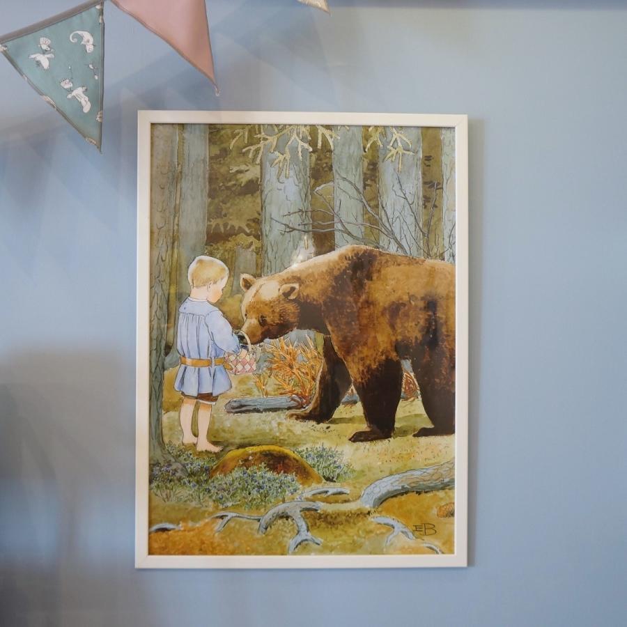 エルサベスコフ ポスター Elsa インテリア 北欧 特価 Beskow