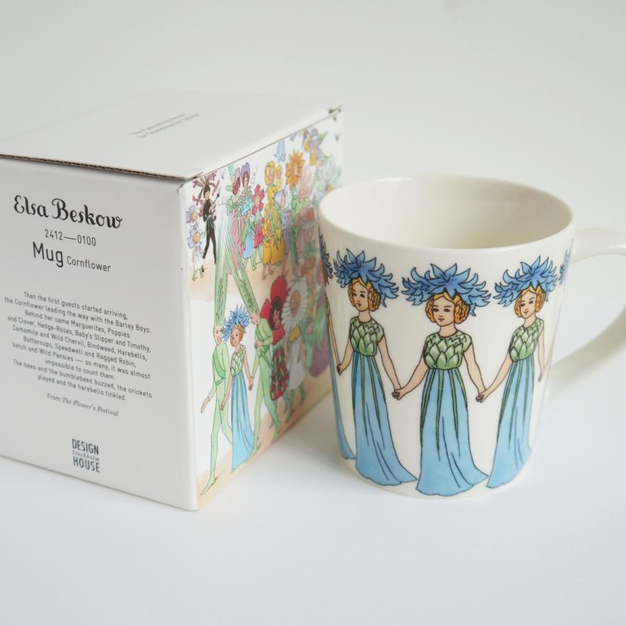 エルサベスコフ マグカップ Cornflower ヤグルマギク 400ml 花柄 妖精 Elsabeskow 北欧 食器 Eb2412 Villervalla 通販 Yahoo ショッピング