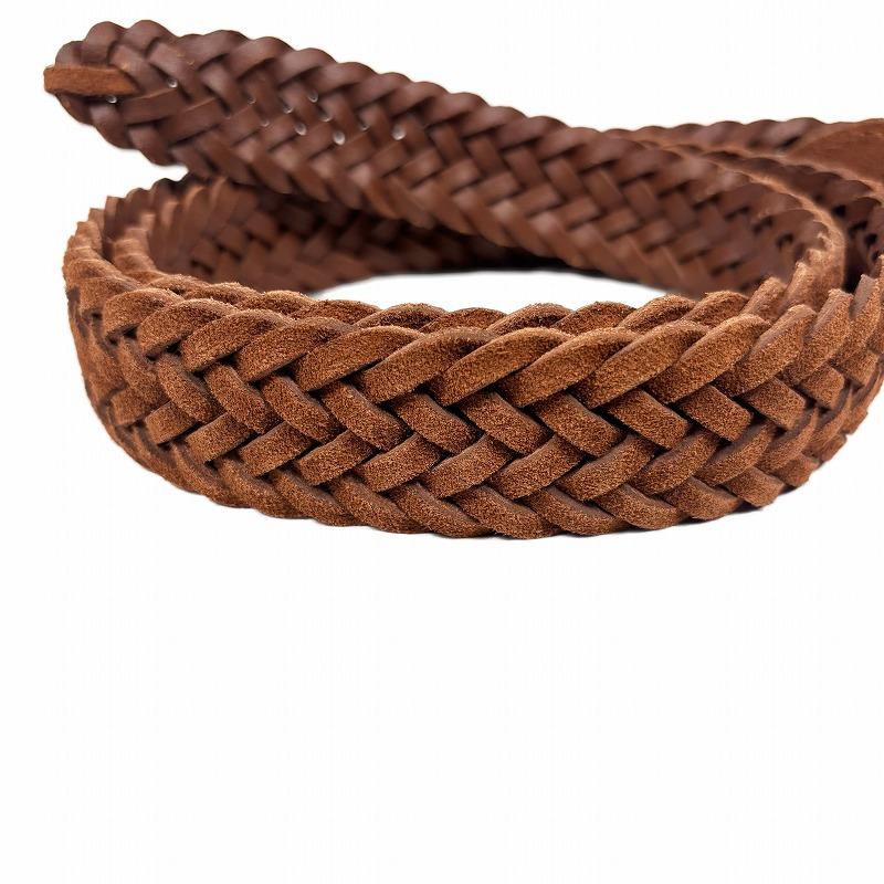 ジェイクルー J.Crew メンズ Men's スウェード編み込みベルト Suede
