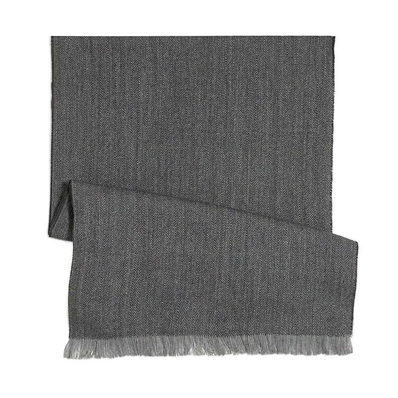 ジェイクルー マーカンタイル J.Crew Mercantile メンズ Men's マフラー Herringbone Scarf グレー Grey Combo｜vinaoutfitters｜02