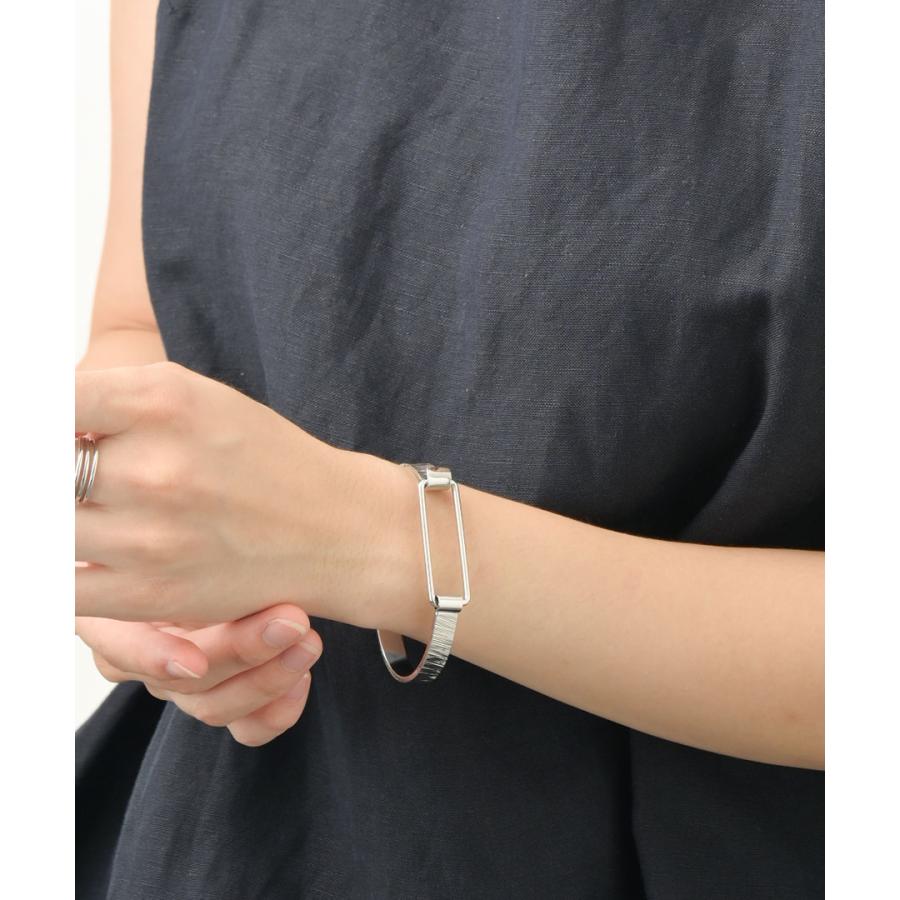 ヴァンテーヌ SALE バングル メタル スクエア ブレスレット 留め具