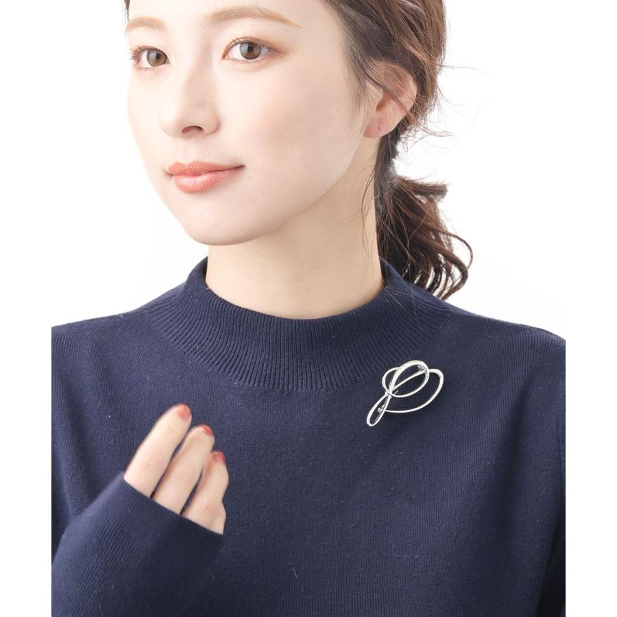 ヴァンテーヌ ブローチ メタル ループ ニュアンス デザイン 可愛い