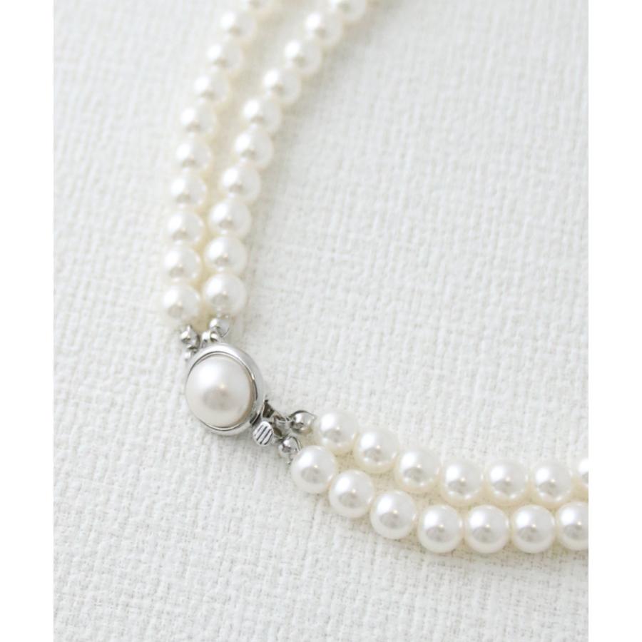 ヴァンテーヌ ネックレス パール 2連 入学式 卒業式 入園式 華やか