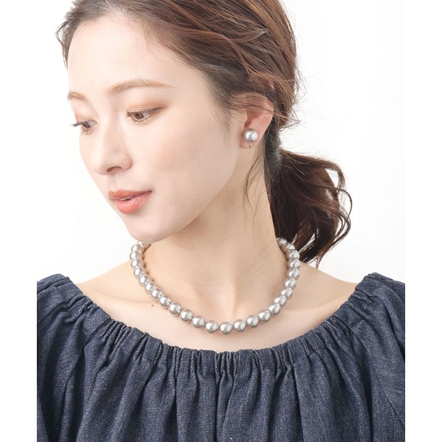 ヴァンテーヌ パールセット ネックレス ピアス イヤリング 12mm