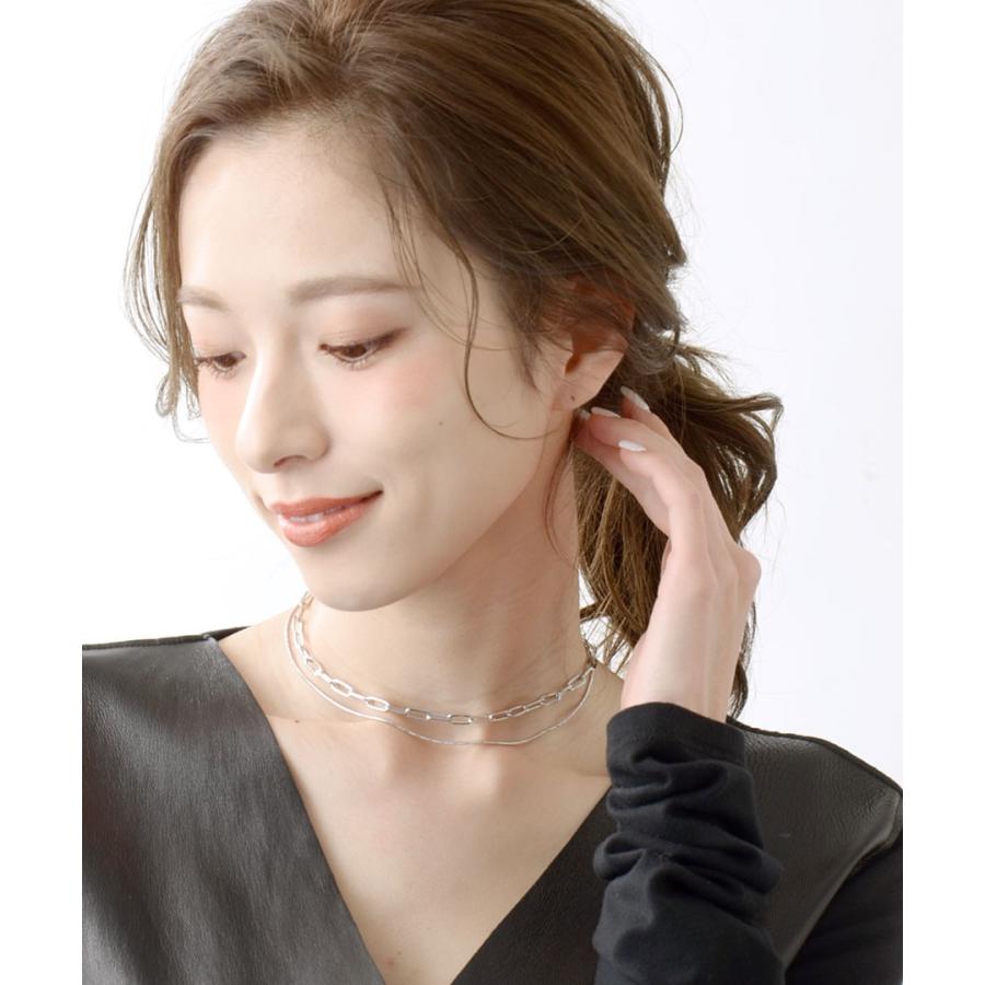 2連チェーンチョーカー ネックレス ショートネックレス 短め シンプル カジュアル C3263 C3263 神戸ヴァンテーヌ 通販 Yahoo ショッピング