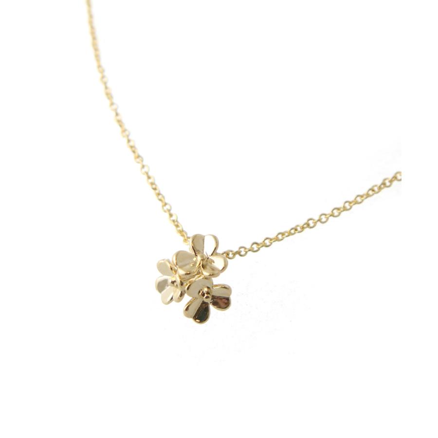 花*花様 3連デザインネックレス(刻印あり) 美品