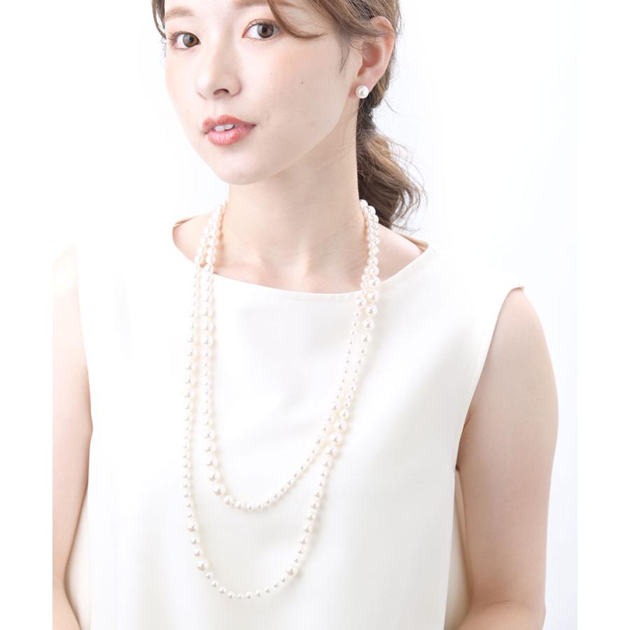 ヴァンテーヌ ネックレス パール ロング グラデーション 2連 3連 ヴァンテーヌ ネックレス パール ロング グラデーション 2連 3連