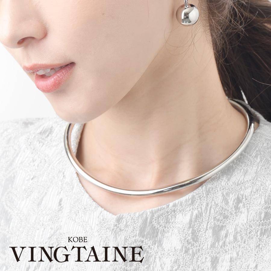 ヴァンテーヌ ネックカフ チョーカー ネックレス メタル