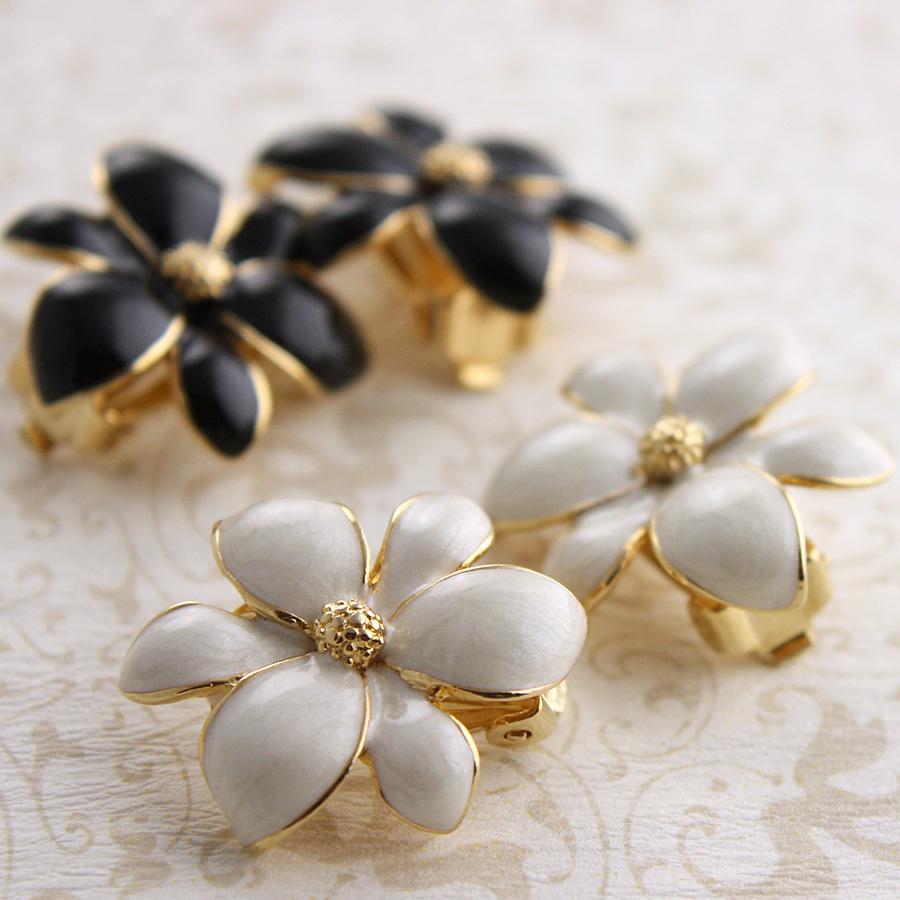 ヴァンテーヌ ピアス フラワー エレガント クラシカル お花 上品