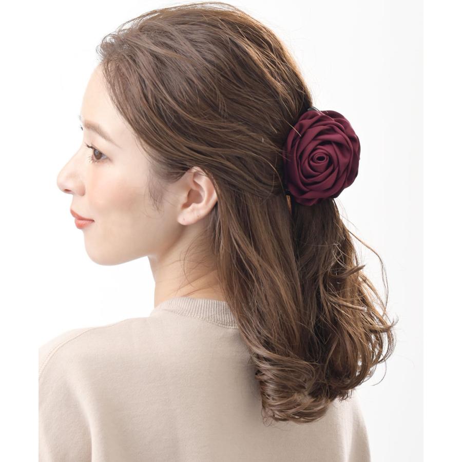 ヴァンテーヌ バンスクリップ ローズ サテン 結婚式 二次会 オフィス