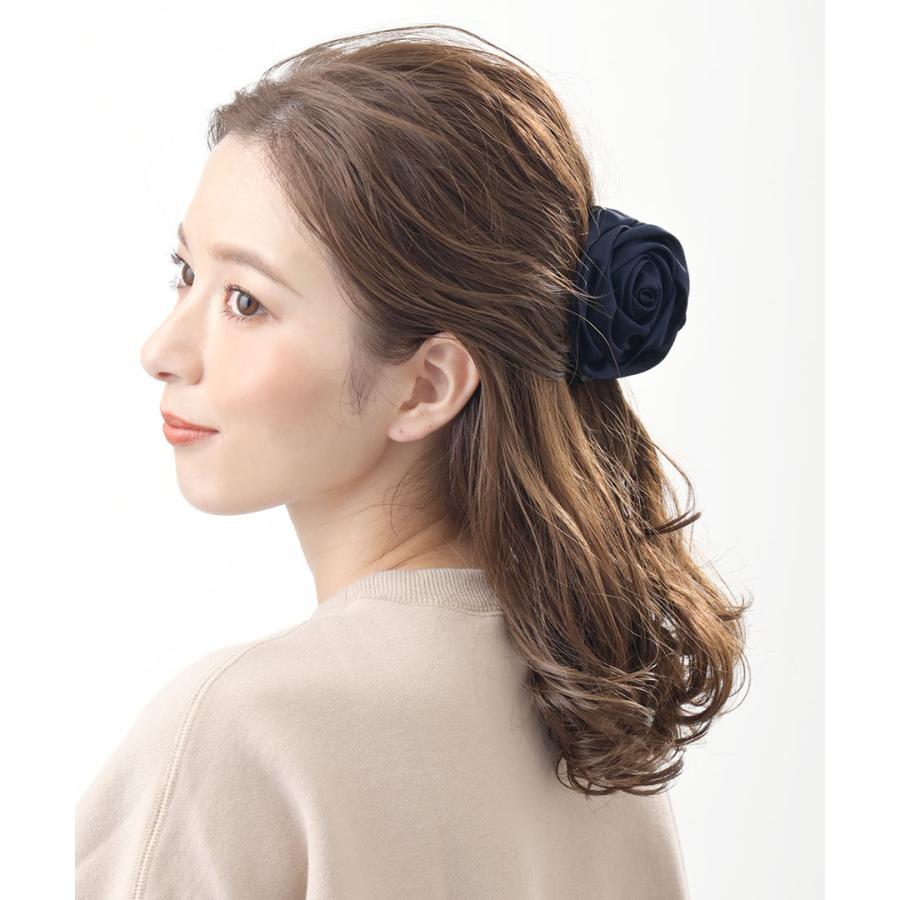 ヴァンテーヌ バンスクリップ ローズ サテン 結婚式 二次会 オフィス