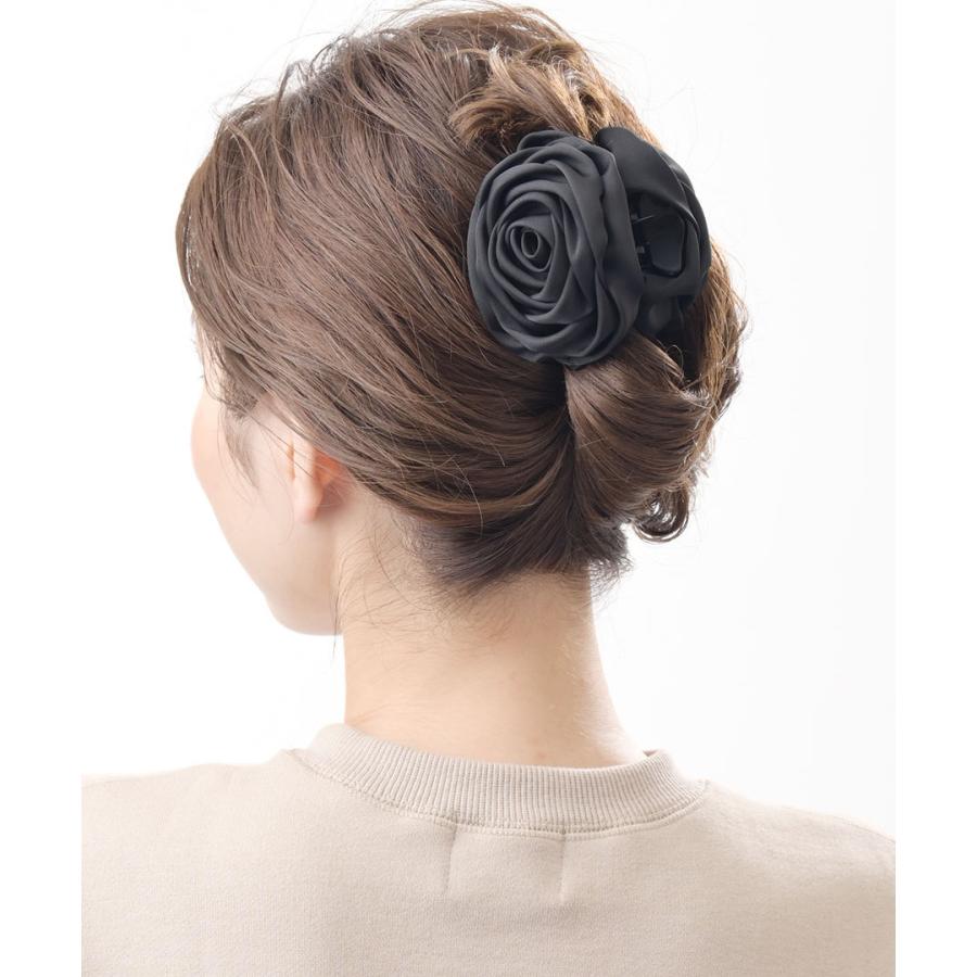 ヴァンテーヌ バンスクリップ ローズ サテン 結婚式 二次会 オフィス