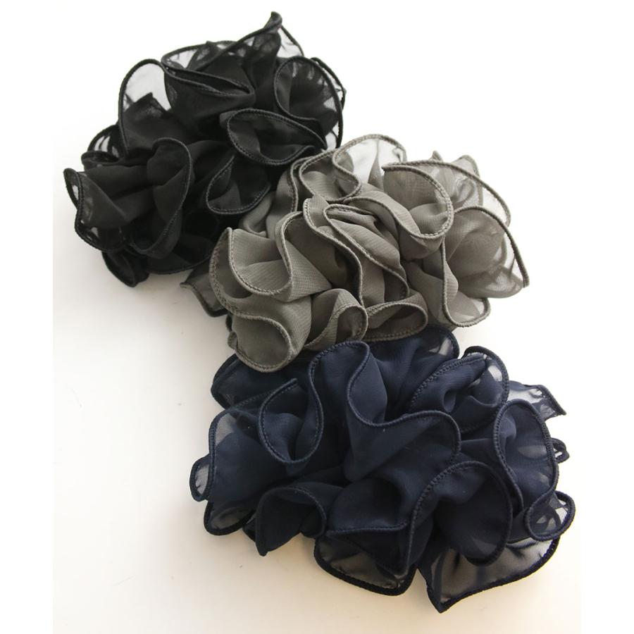 ヴァンテーヌ バナナクリップ ヘアアクセサリー ヘアクリップ シフォン