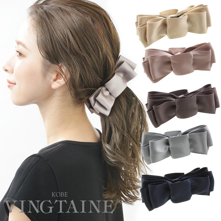 ネコポス送料無料 バナナクリップ リボン バナナクリップ ヘアクリップ ヘアアクセサリー ｌサイズ ｈ 40 レディース かわいい 大人っぽい Mbgt H 40 神戸ヴァンテーヌ ヤフー店 通販 Yahoo ショッピング
