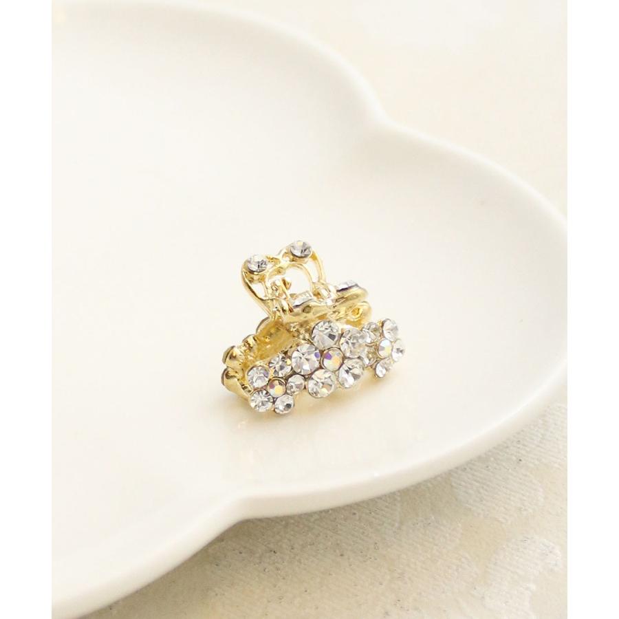 ヴァンテーヌ バンスクリップ ビジュー フラワー ミニサイズ