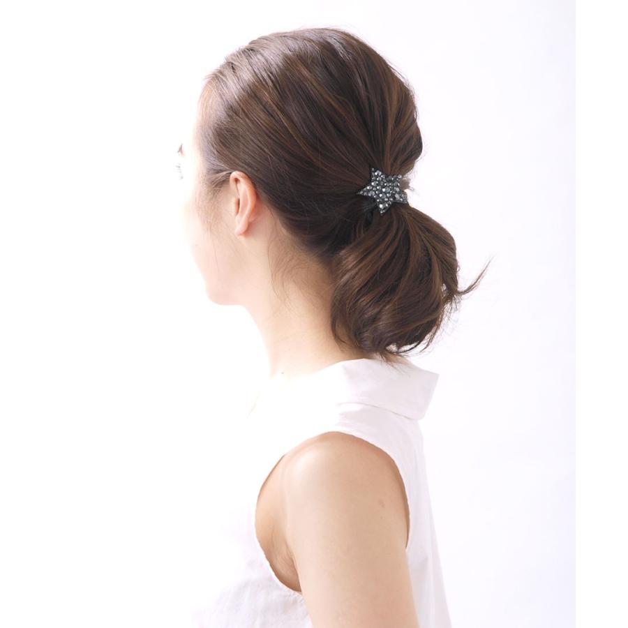 ヴァンテーヌ ヘアゴム ポニーフック スター ビジュー ポニーフック 星
