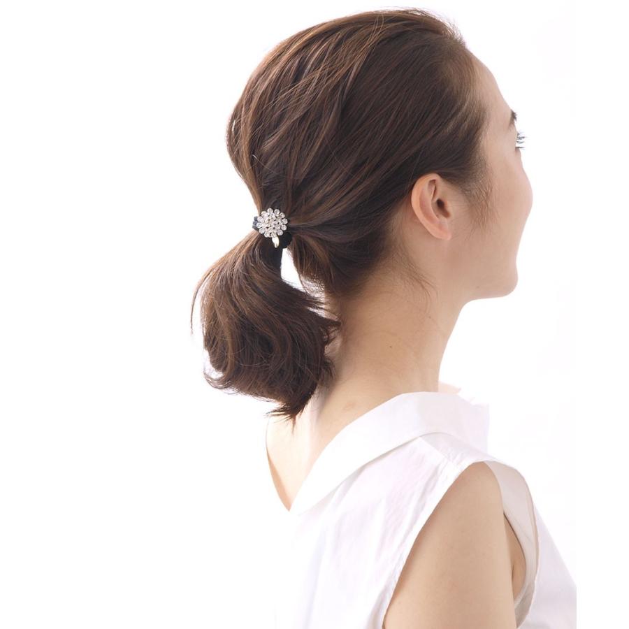 ヴァンテーヌ ヘアゴム ポニーフック ビジュー ラウンド (S) ヘア