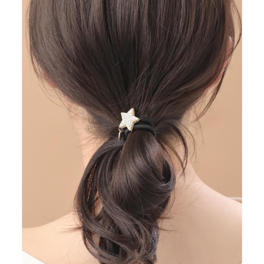 ヴァンテーヌ ヘアゴム ハート スター 星 ビジュー ラインストーン