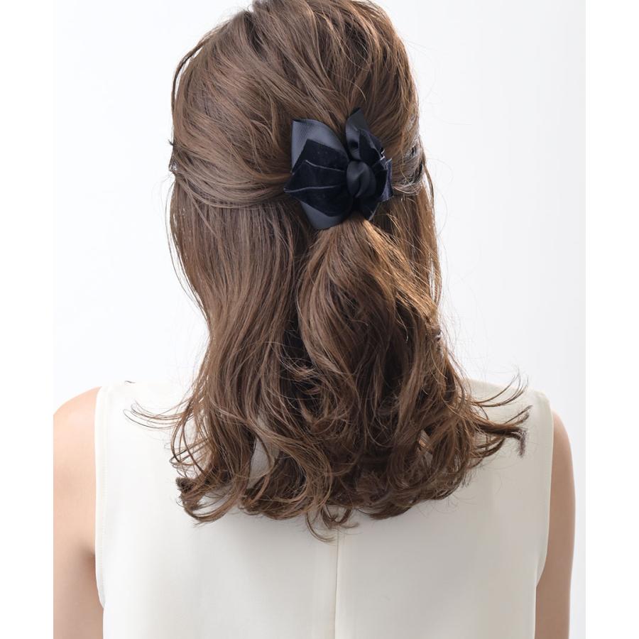 ヴァンテーヌ バンスクリップ リボン ベルベット グログラン 秋冬 ヘア