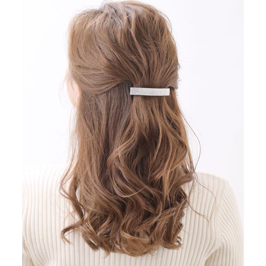ヴァンテーヌ バレッタ ヘアクリップ ヘアアクセサリー 5連 ライン