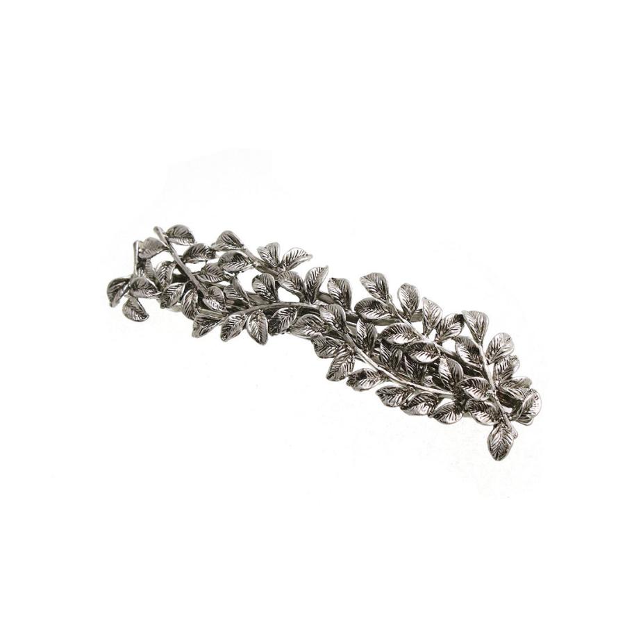 ヴァンテーヌ バレッタ リーフ メタリック メタル ヘアアクセサリーH